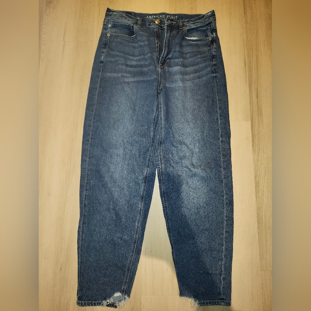 American Eagle Outfitters Dark Wash High Rise Jeans